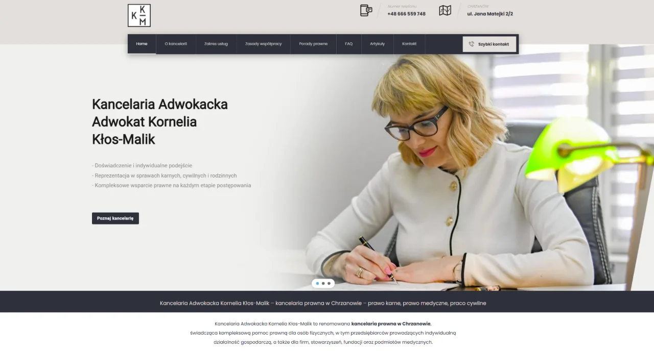 Kancelaria Adwokacka Kornelia Kłos-Malik