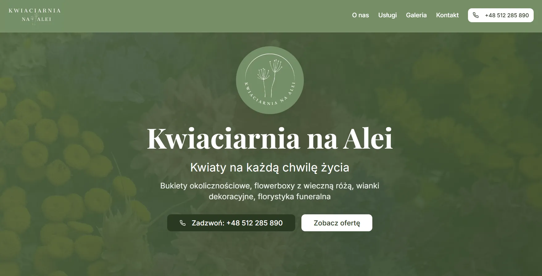 Kwiaciarnia na Alei
