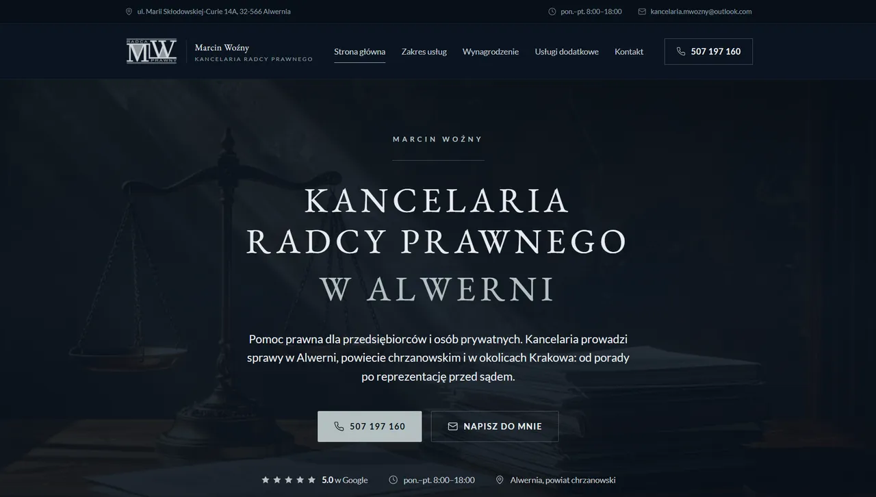 Kancelaria Radcy Prawnego Marcin Woźny